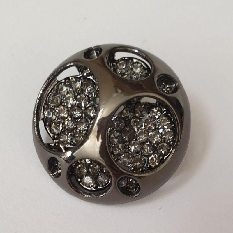 Пуговица Шубная/Пальтовая д-2см Т.Никель