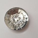 Гудзик Шубний/Пальтовий д-2.5см Скло-срібло