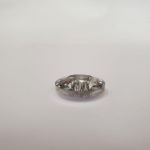 Гудзик Шубний/Пальтовий д-1.5см Скло-Т.Срібло