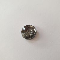 Гудзик Шубний/Пальтовий д-1.5см Скло-Т.Срібло
